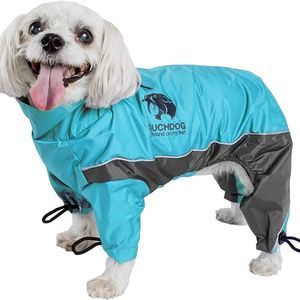 TOUCHDOG 'Quantum-Ice' Full Body Bodied Adjustable Pet Dog Coat Jacket